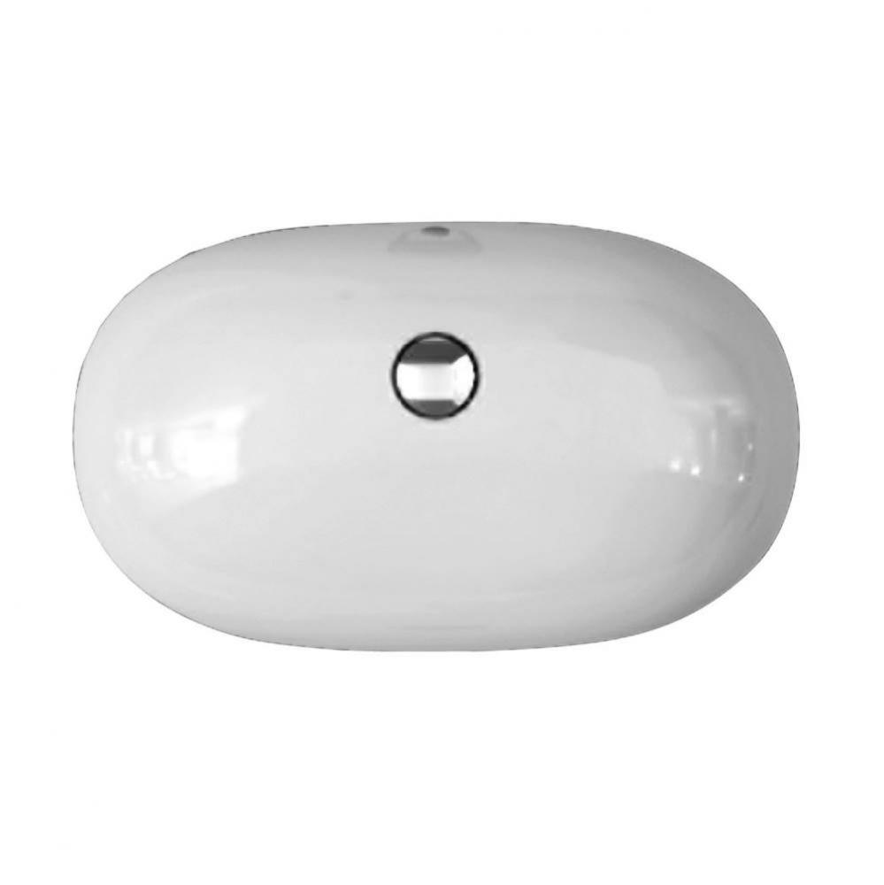 Variant 23-5/8&apos;&apos; x 14&apos;&apos; OvalUndercounter Basin in White