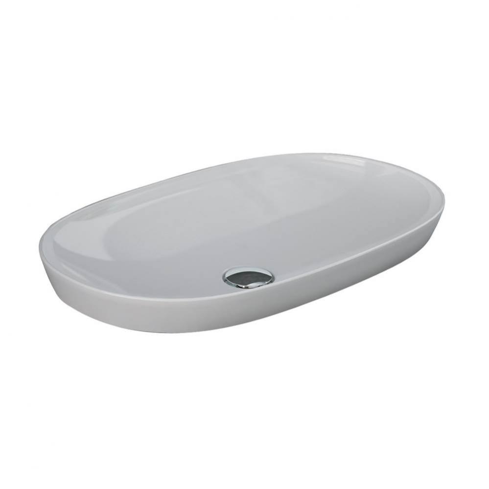 Variant 23-5/8&apos;&apos; x 14&apos;&apos; OvalDrop-In Basin in White