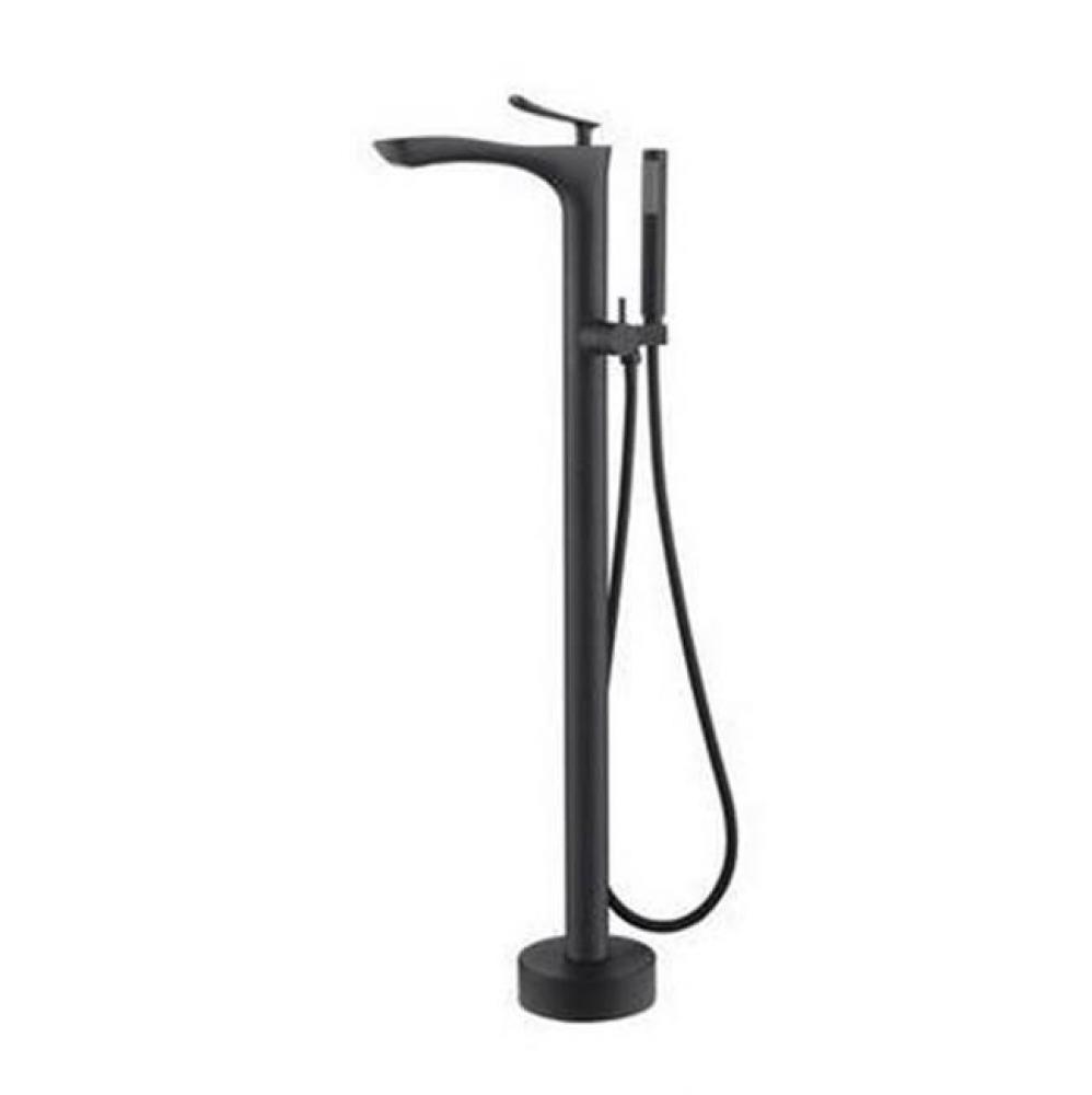 Kayla Freestandng Tub Filler w/HS, Matt Black