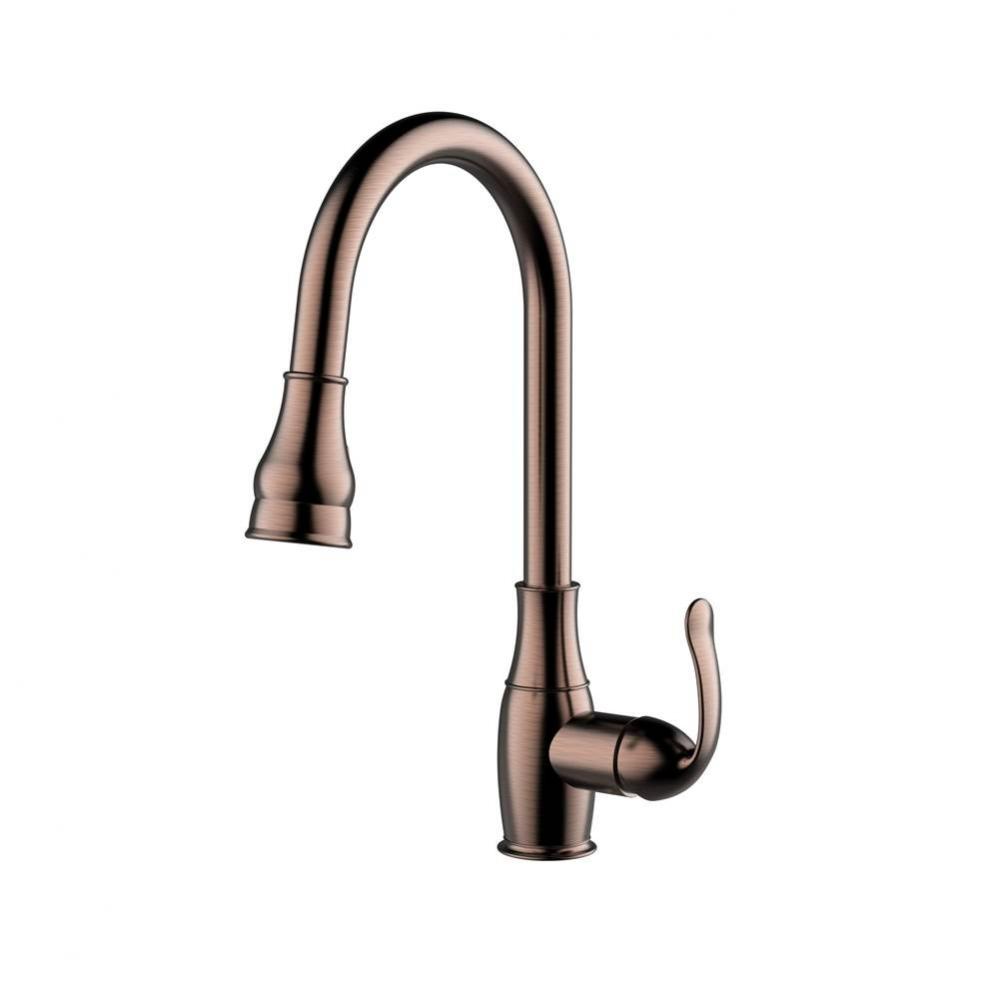 Caryl Kitchen Faucet,Pull-OutSpray, Metal Lever Handles,ORB