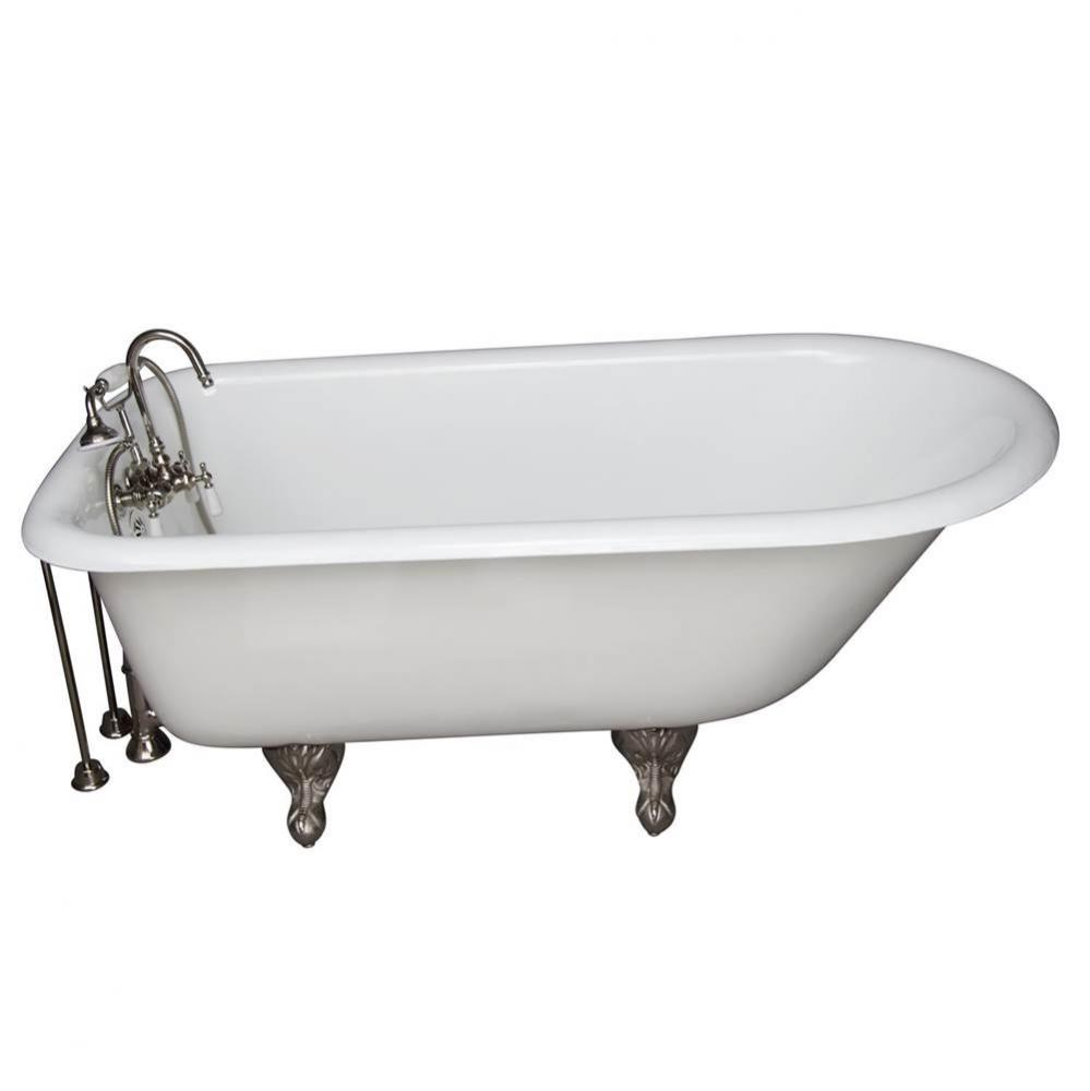 Tub Kit 55&apos;&apos;,CI,Roll Top,Supplies,Tub Filler, Drain-PN