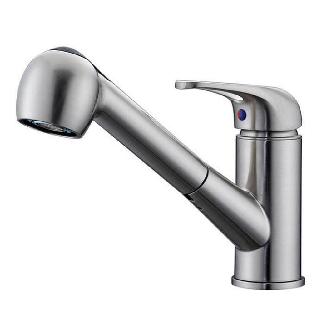 Sable Kitchen Faucet with PullPull-out Spray, Brushed Nickel