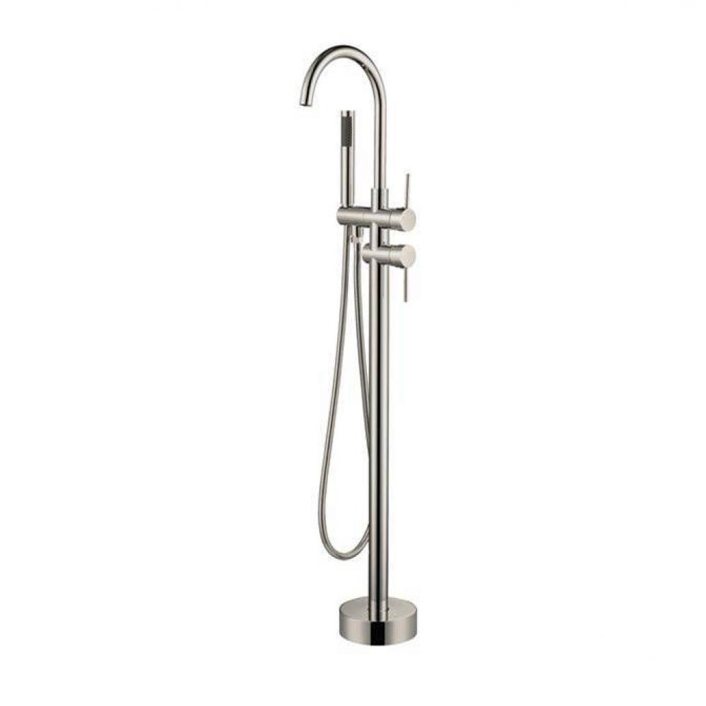Elora Freestanding Faucet (Brass),W/Handshower,BN