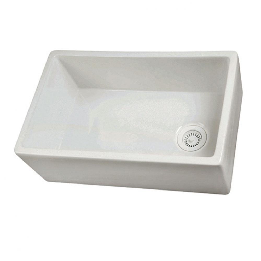 30&apos;&apos; Farmer Sink, 29 1/2&apos;&apos;w x 18&apos;&apos;d x 10&apos;&apos;h, &#xa0;White