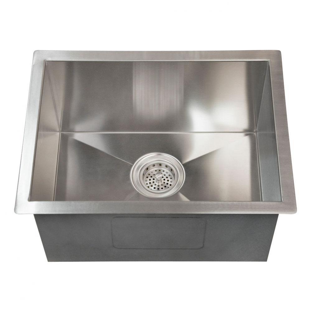 Sabrina 20&apos;&apos; SS RectangularUndermount Prep Sink