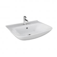 Barclay 4-1101WH - Eden 450 Wall-Hung Basin,1-Hole, White