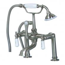 Barclay 4601-PL-SN - Elephant Spout Hand Shwr, 6'' Mts, Porc Hdle, Brush Nickel