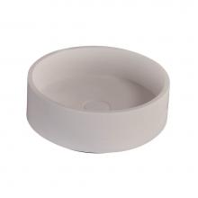 Barclay 7-507WH - Aura 15'' Above Counter Vessel White Matte