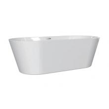 Barclay ATOVN63IIG-BN - Orrick Freestandin AC Oval Tub63'' WH, Internal Drain, BN