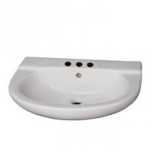 Barclay 4-114WH - Jayden Wall-Hung Basin4'' Center Set, White