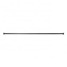Barclay 4100-84-MB - 4100 Straight Rod, 84'', w/310 Flanges, Matte Black