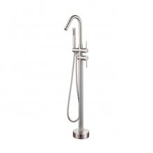 Barclay 7966-BN - Flynn Freestanding Faucet (Brass),W/Handshower,BN