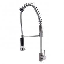 Barclay KFS402-BN - Celie Spring Spout KitchenFaucet w/Hose,Brushed Nickel