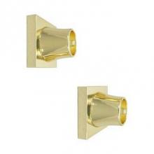 Barclay 352-PB - Decorative Square Flange 1'',Pair, Polished Brass