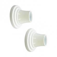 Barclay 356-WH - Decorative Stepped Flange 1'',Pair, White