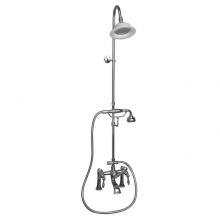 Barclay 4064-ML-MB - Elephant Spout,Riser,ShwrHeadHand Shwr,Mtl Lvr Hdls,Mat BL