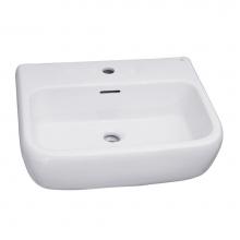 Barclay B/3-1001WH - Metropolitan 600 Ped Lav Basin1-Hole, White