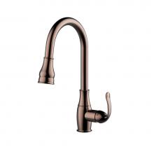 Barclay KFS410-L4-ORB - Caryl Kitchen Faucet,Pull-OutSpray, Metal Lever Handles,ORB
