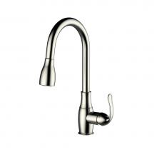 Barclay KFS411-L4-BN - Cullen Kitchen Faucet,Pull-OutSpray, Metal Lever Handles, BN