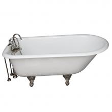 Barclay TKCTR60-PN7 - Tub Kit 60'' CI Roll Top,FillerSupplies, Drain-PN