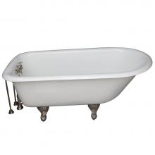 Barclay TKCTR67-PN5 - Tub Kit 67'' CI Roll Top, TubFiller, Supplies, Drain-PN