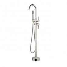 Barclay 7964-BN - Elora Freestanding Faucet (Brass),W/Handshower,BN