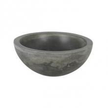 Barclay 5-310CDG - Cordell Small Oval CementVessel, Dusk Gray
