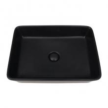 Barclay 4-1097MBL - Harmony 19-3/4'' Rect Above Counter Basin,Matte Black