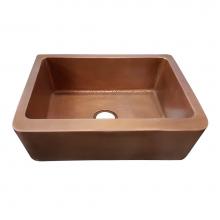 Barclay FSCSB3126-SAC - Bentley 36'' Single Bowl CoppeFarmer Sink,Sm Ext,Ham Int-SAC