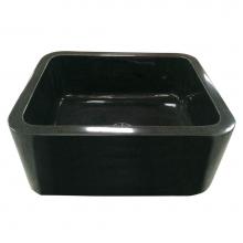 Barclay FSGSB4030-GPBL - Acantha 30'' Polished GraniteSingle Bowl Farmer Sink, GPBL