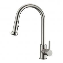 Barclay KFS412-L1-BN - Fairchild Kitchen Faucet,Pullout Spray,Metal Lever Hndls,BN