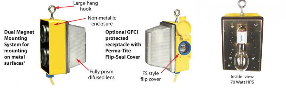 SOL-FLARE-70W w/RECPT  6&#39; 14/3-SJOY