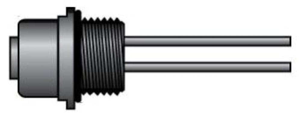 MICR-SYNC DUAL KEY BCK PNL 2 PL FEM RCPT