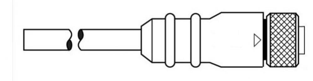 MICR-SYNC DL KEY SGL END F STR 2P 6&#39; PVC