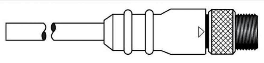 MICR-SYNC DL KEY SGL END M STR 3P 6&#39; PVC