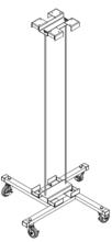 Ericson 1140-FS - FLOORSTAND PRTBL 4 WHEELED