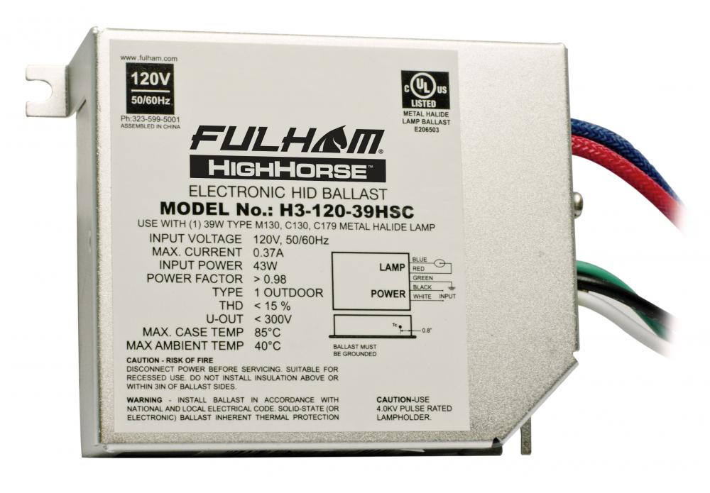 EHID 39W MH 120V SIDELDS CU CS