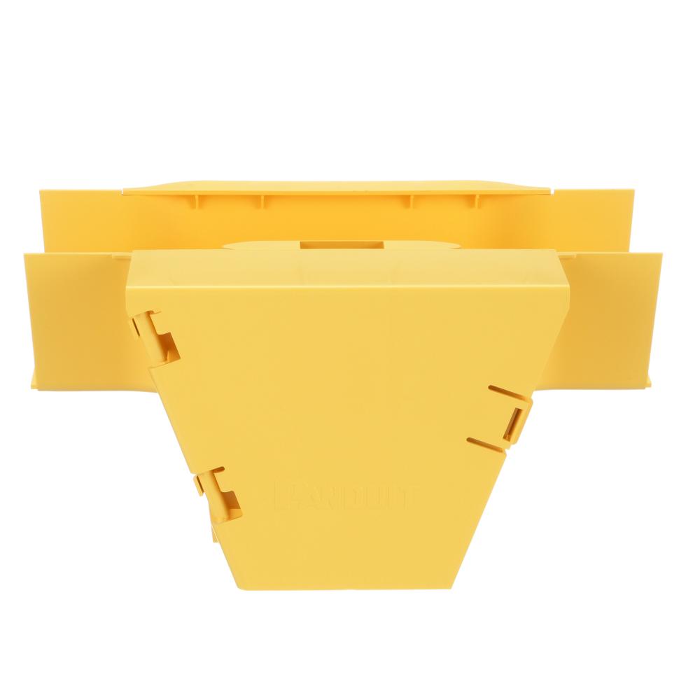FiberRunner® Vertical Tee, 90°, 4x4, Yellow