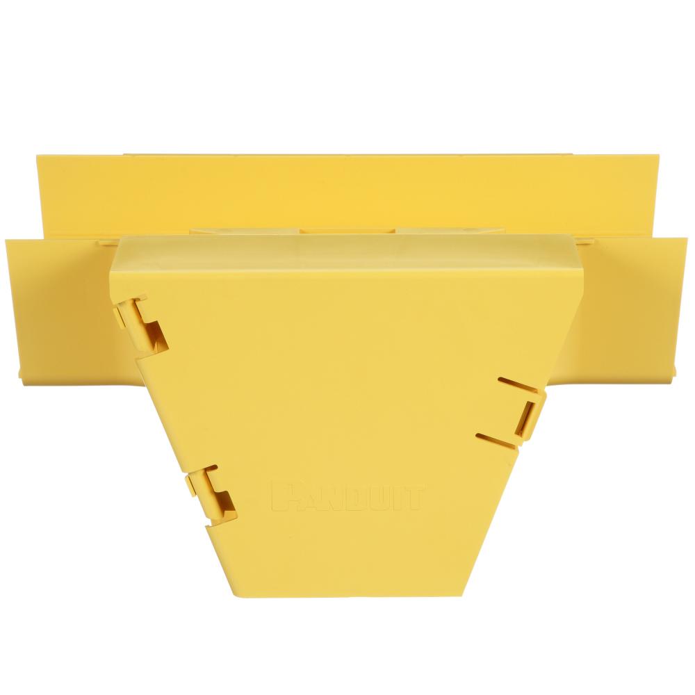 FiberRunner® Vertical Tee, 90°, 6x4, Yellow