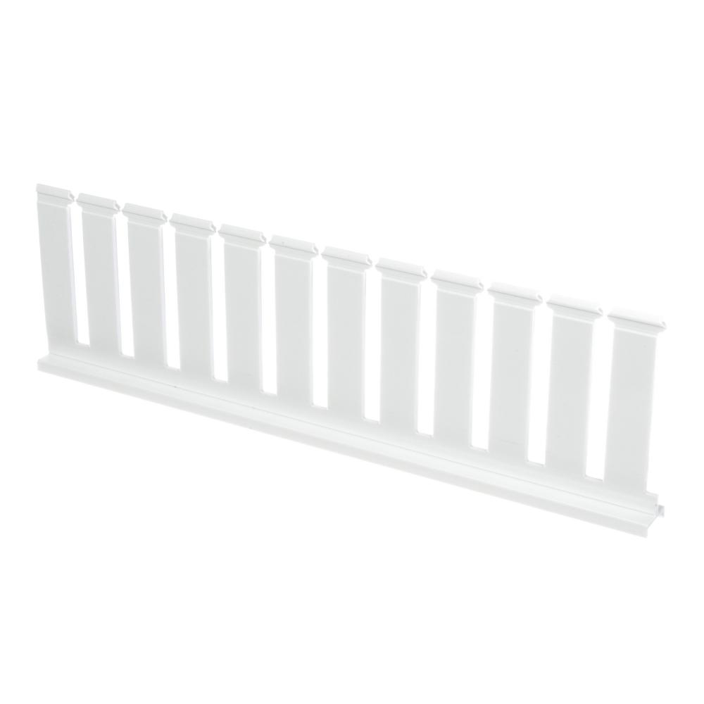 Panduct® SD4HWH6 Divider Wall, White, PVC, 3.53