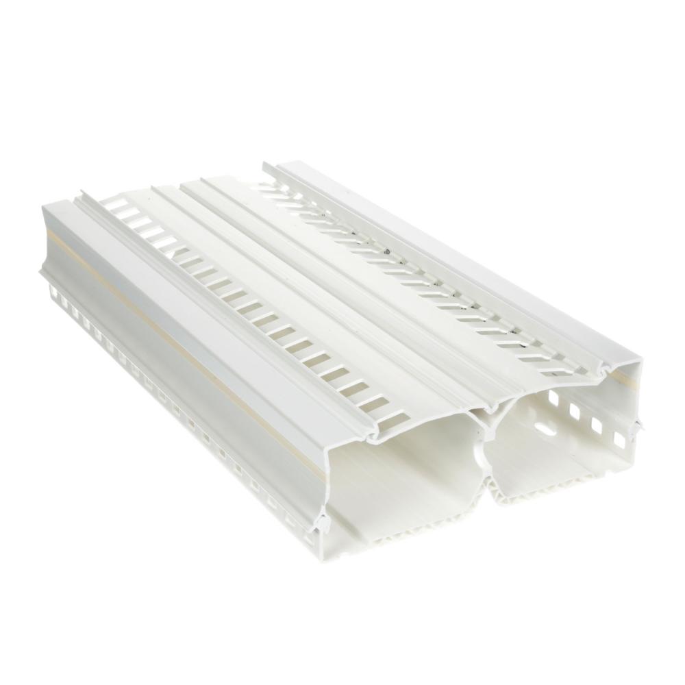 PanelMax™ DRD22WH6 DIN Rail Duct, White, PVC,