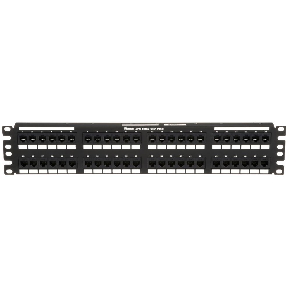 DP6A™ PLUS  Flat Cat 6A Punchdown Patch Panel