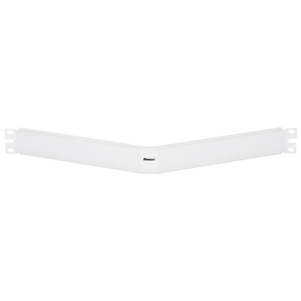 Filler Panel, Angled, 1 RU, White