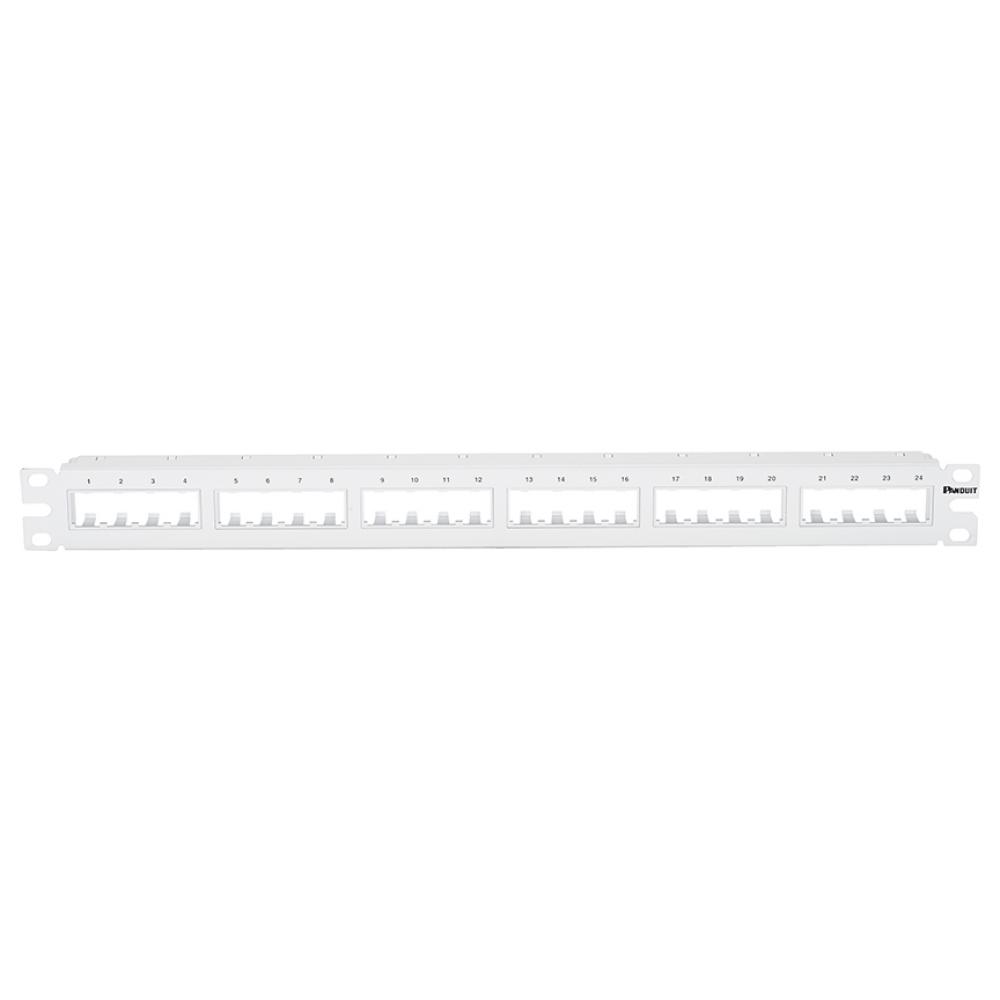 Mini-Com®, Flat,Unshielded, Patch Panel, 24 Por