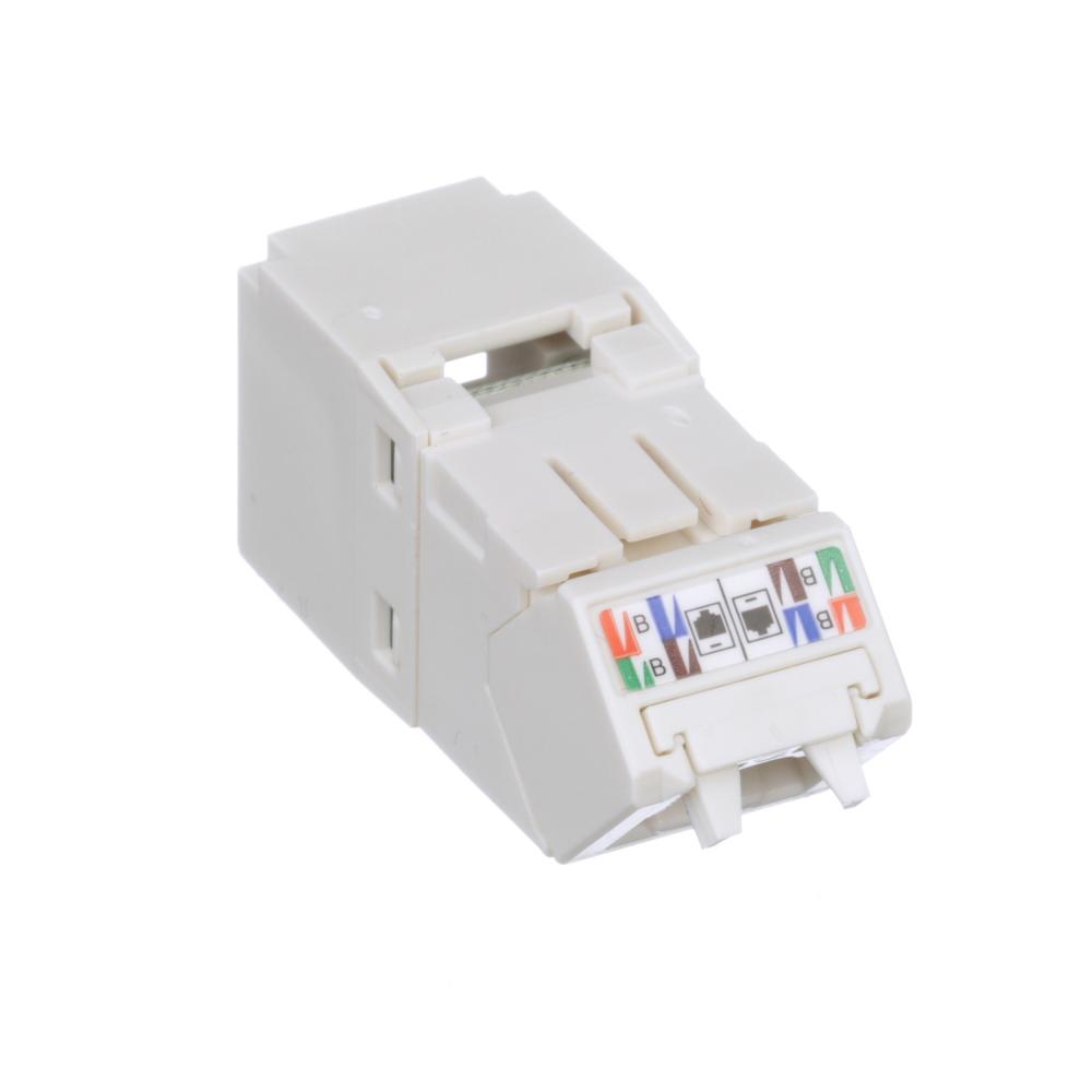 Mini-Com® UTP RJ45 Cat 6 Up/Down TG Jack Module