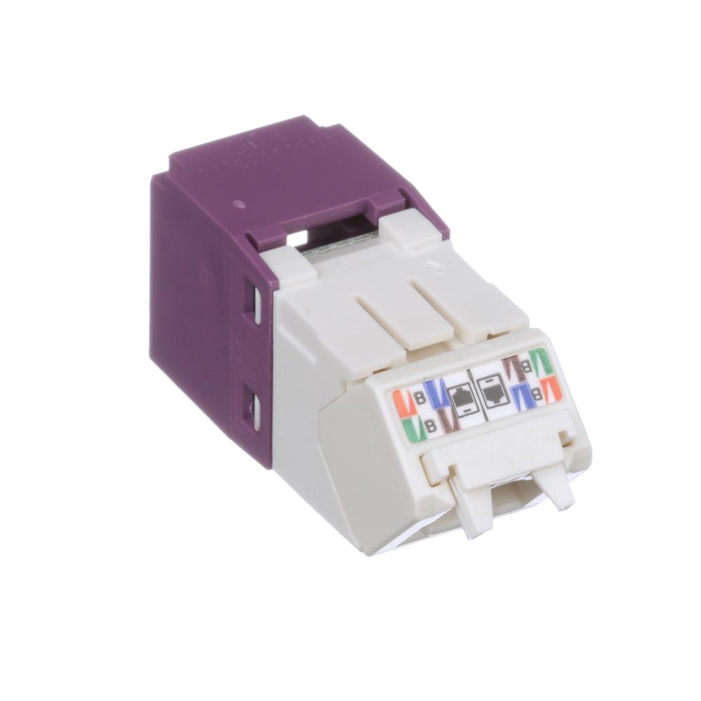 Mini-Com® UTP RJ45 Cat 6 Up/Down TG Jack Module