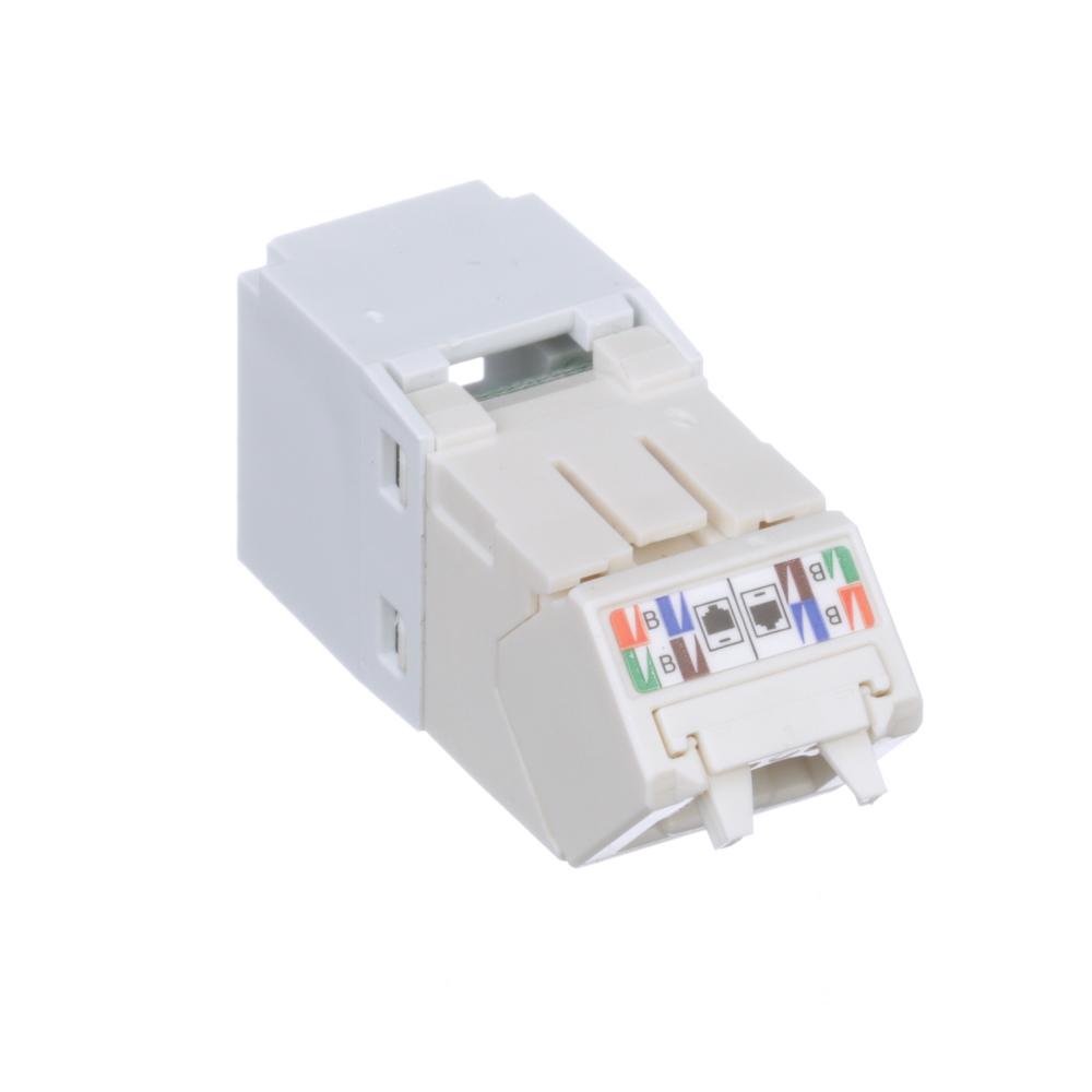 Mini-Com® UTP RJ45 Cat 6 Up/Down TG Jack Module