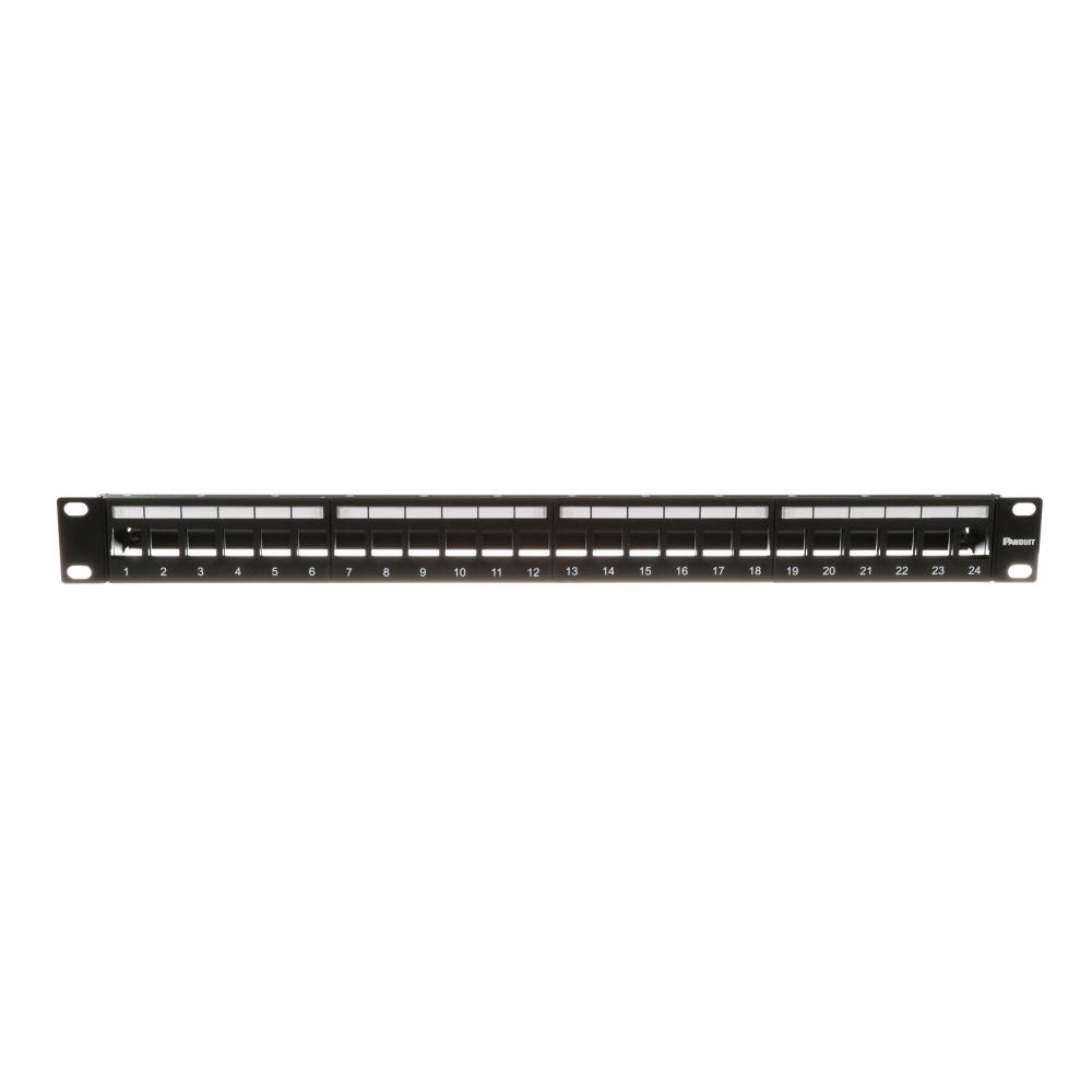 Keystone All Metal Patch Panel, 24 port, 1 RU, B