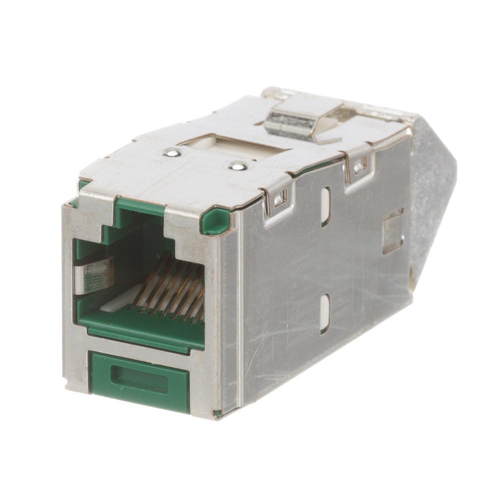 Mini-Com® STP RJ45 Cat 6 Up/Down TG Jack Module