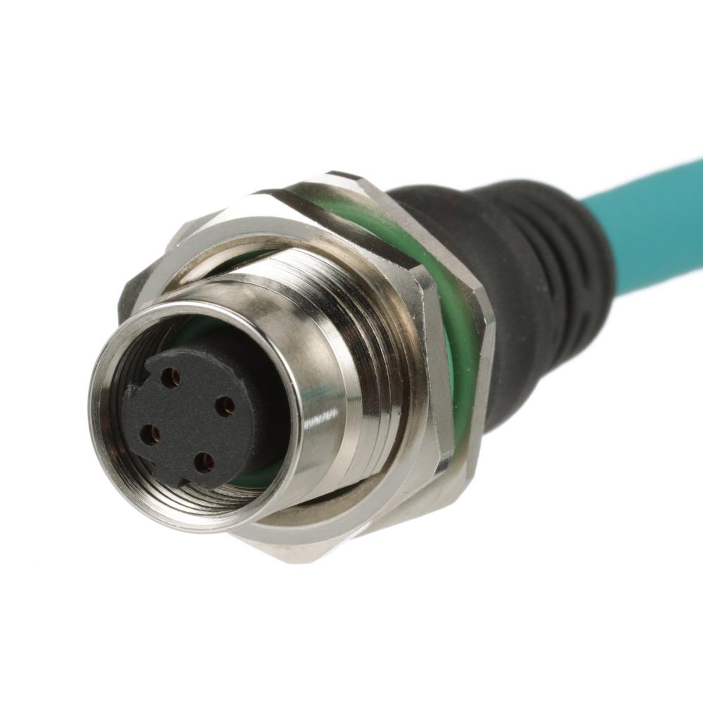 IndustrialNet™ M12 Cordset, Cat 6A, X-Co